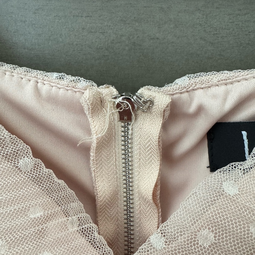 Lulu's Cream Ruched Crop Blouse - Picture 5 of 5